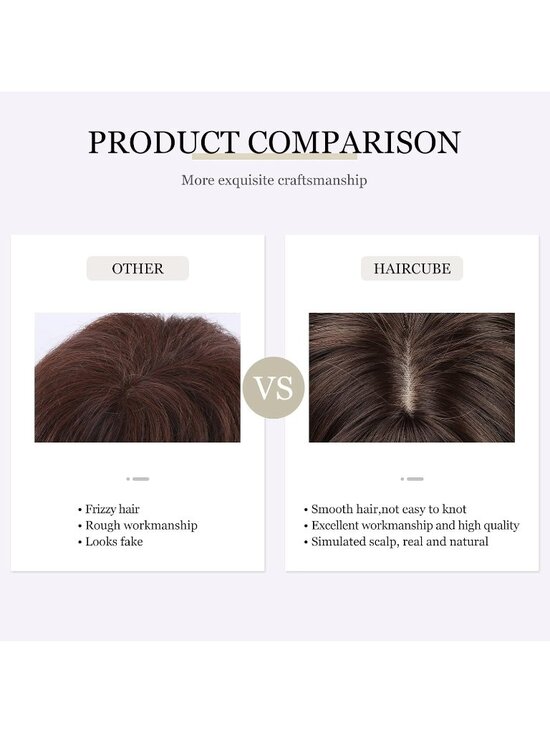 Women 01-Brown Heat Resistant Long Curly Shoulder Length Synthetic Wigs main image 4
